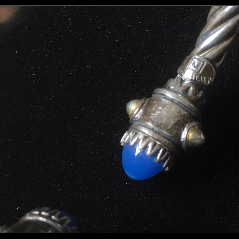Silver Italian Renaissance Style Cable Bracelet - Picture 3 of 3
